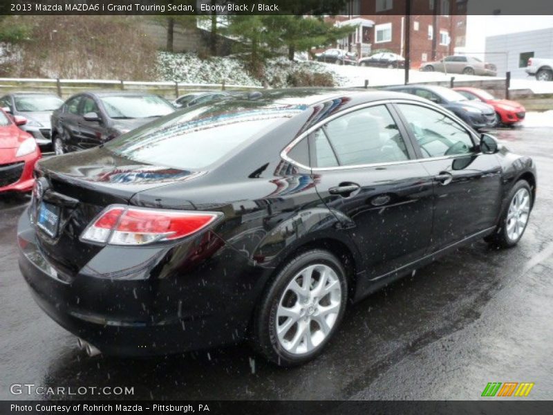 Ebony Black / Black 2013 Mazda MAZDA6 i Grand Touring Sedan