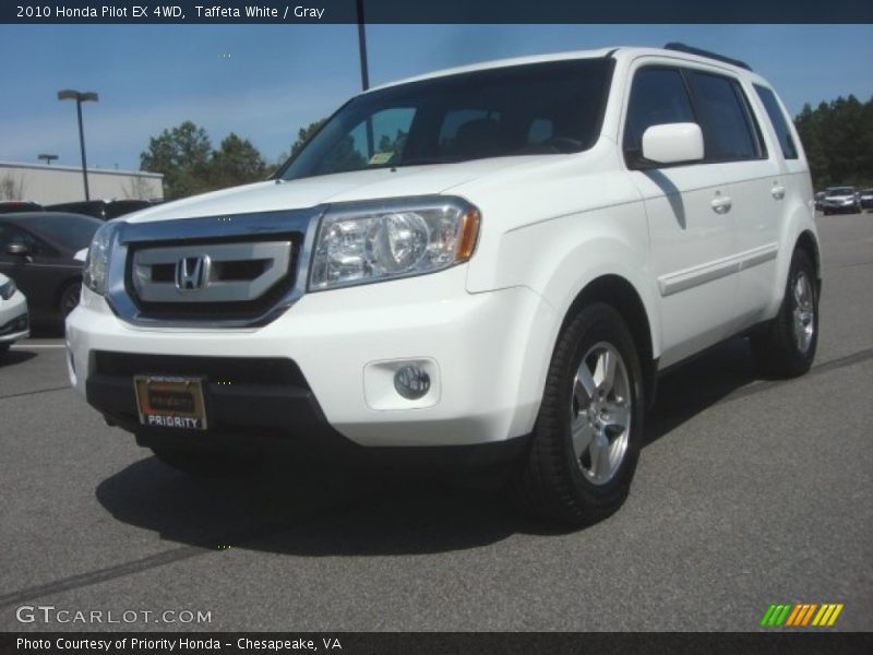 Taffeta White / Gray 2010 Honda Pilot EX 4WD