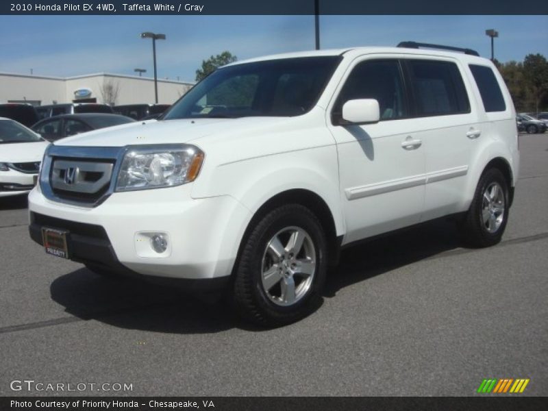 Taffeta White / Gray 2010 Honda Pilot EX 4WD