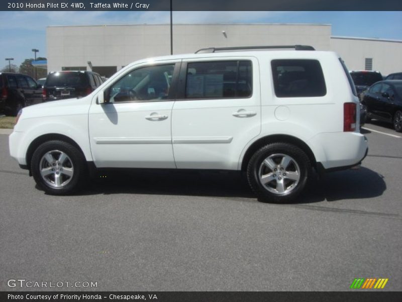 Taffeta White / Gray 2010 Honda Pilot EX 4WD