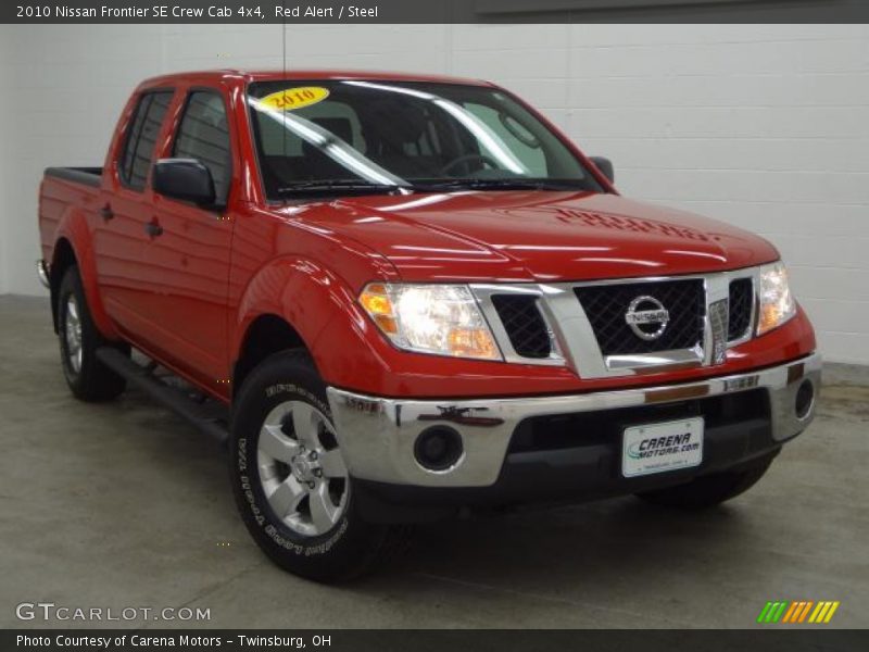 Red Alert / Steel 2010 Nissan Frontier SE Crew Cab 4x4