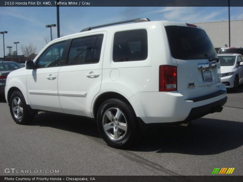 Taffeta White / Gray 2010 Honda Pilot EX 4WD