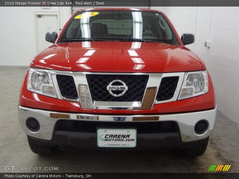 Red Alert / Steel 2010 Nissan Frontier SE Crew Cab 4x4