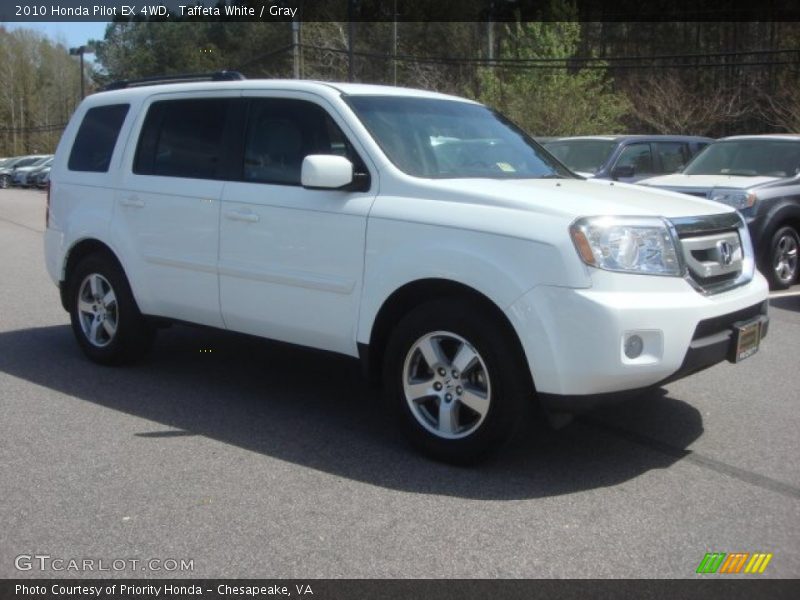 Taffeta White / Gray 2010 Honda Pilot EX 4WD