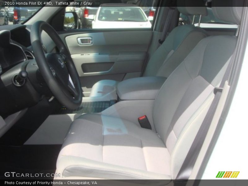Taffeta White / Gray 2010 Honda Pilot EX 4WD