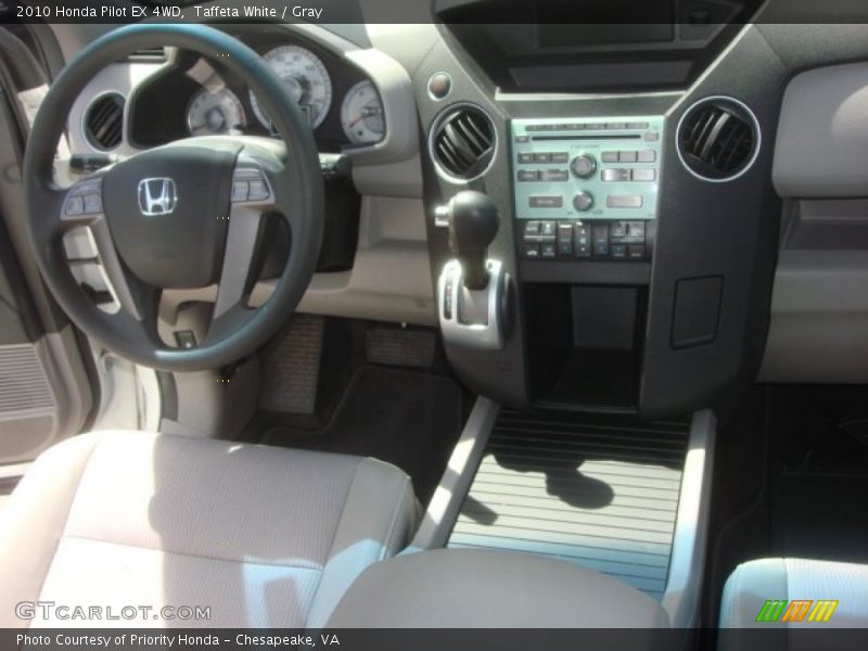 Taffeta White / Gray 2010 Honda Pilot EX 4WD