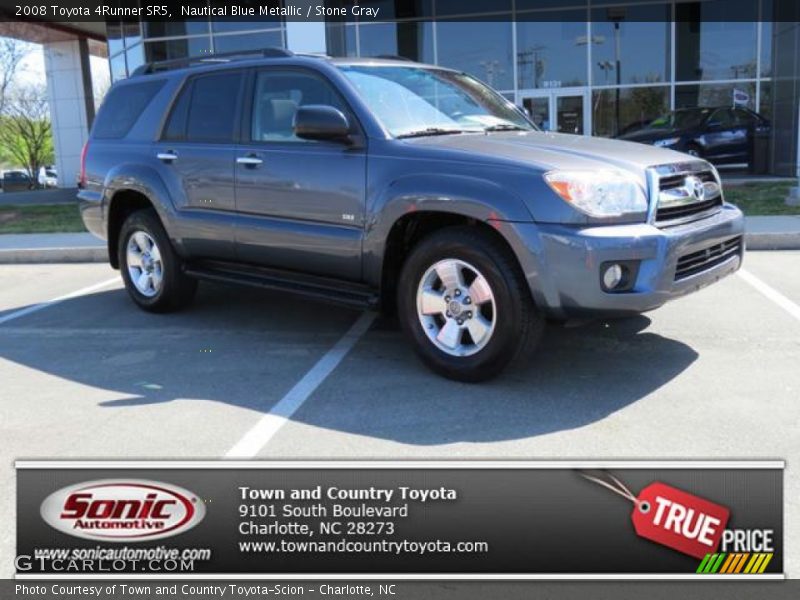 Nautical Blue Metallic / Stone Gray 2008 Toyota 4Runner SR5