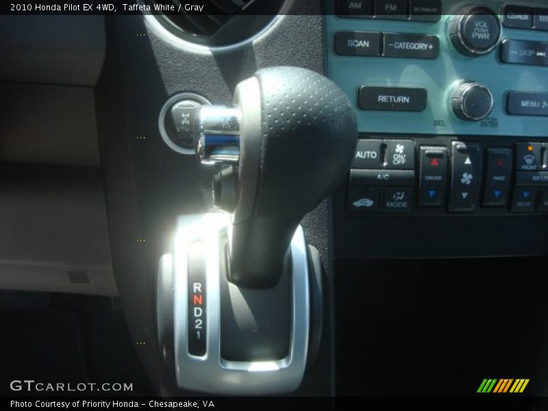 Taffeta White / Gray 2010 Honda Pilot EX 4WD