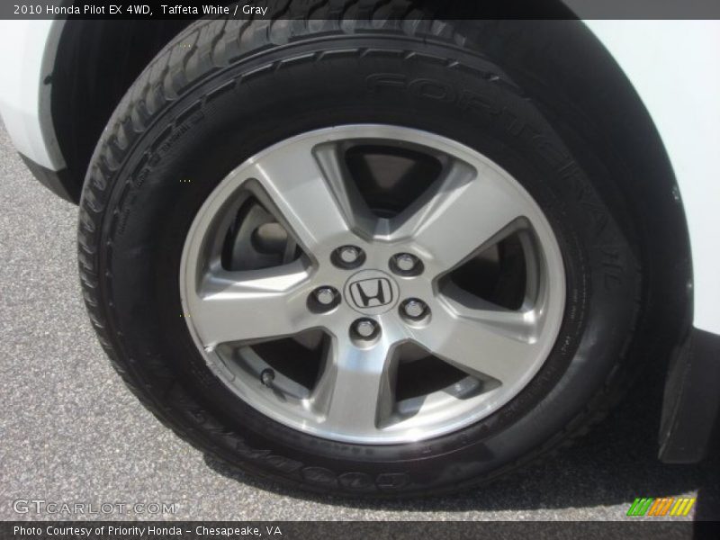 Taffeta White / Gray 2010 Honda Pilot EX 4WD