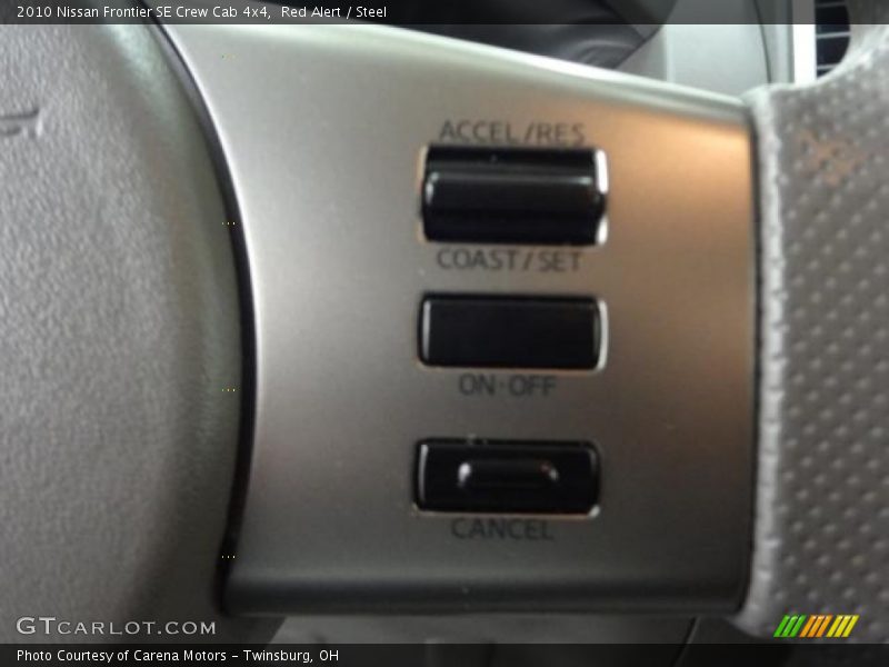 Red Alert / Steel 2010 Nissan Frontier SE Crew Cab 4x4
