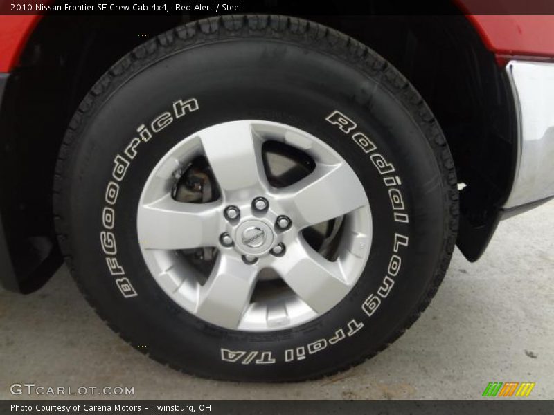 Red Alert / Steel 2010 Nissan Frontier SE Crew Cab 4x4