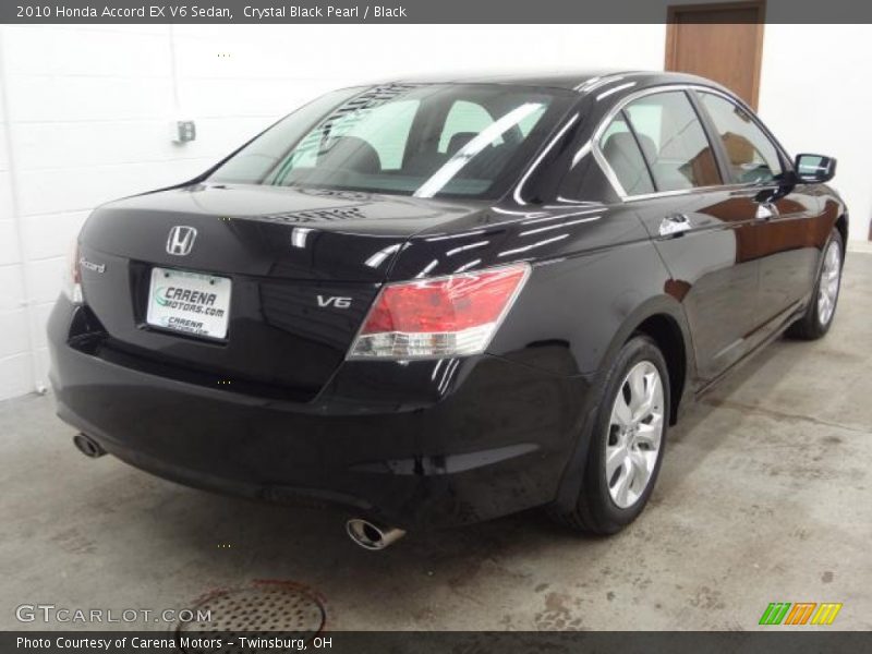 Crystal Black Pearl / Black 2010 Honda Accord EX V6 Sedan