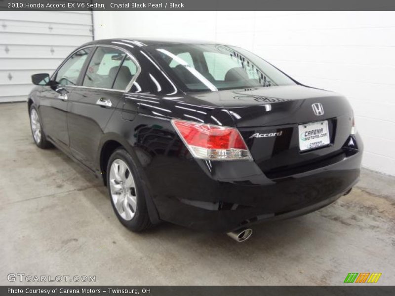 Crystal Black Pearl / Black 2010 Honda Accord EX V6 Sedan