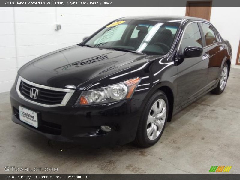 Crystal Black Pearl / Black 2010 Honda Accord EX V6 Sedan