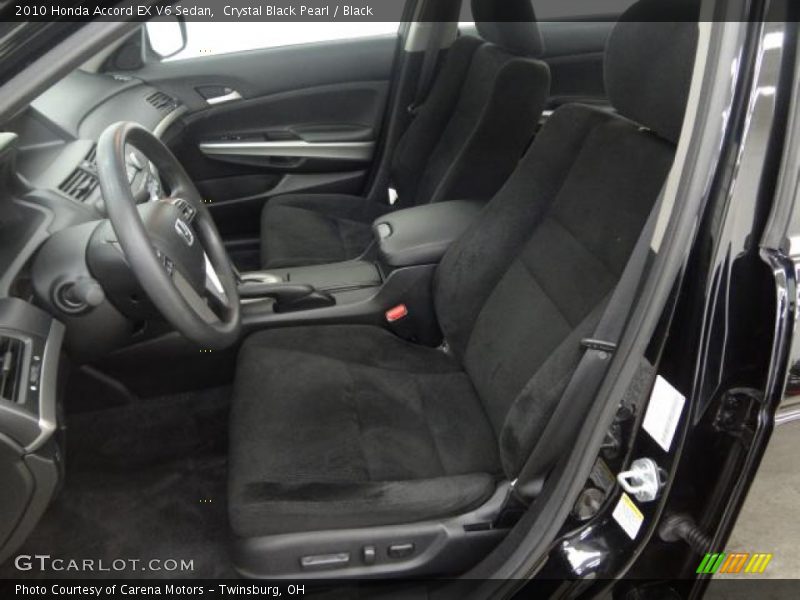 Crystal Black Pearl / Black 2010 Honda Accord EX V6 Sedan