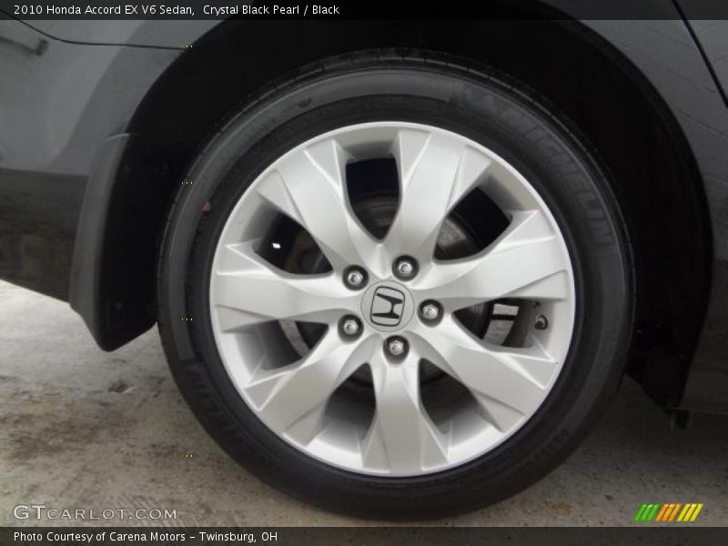 Crystal Black Pearl / Black 2010 Honda Accord EX V6 Sedan
