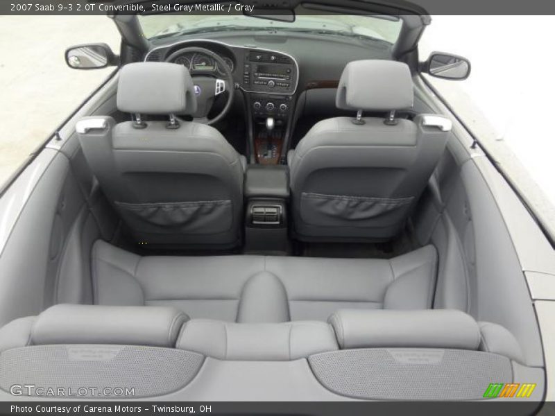  2007 9-3 2.0T Convertible Gray Interior