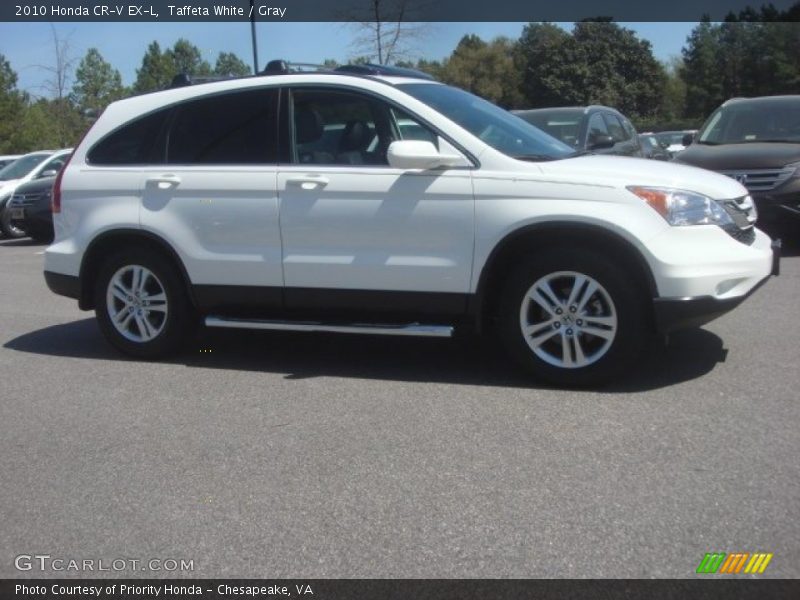 Taffeta White / Gray 2010 Honda CR-V EX-L