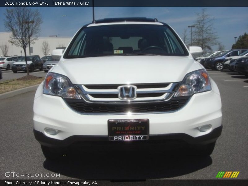 Taffeta White / Gray 2010 Honda CR-V EX-L