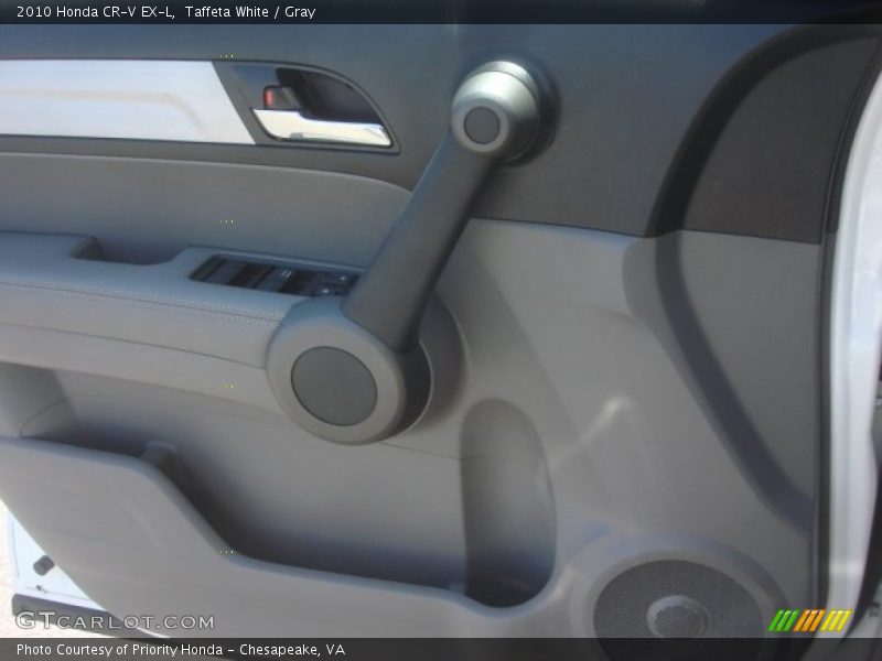 Taffeta White / Gray 2010 Honda CR-V EX-L