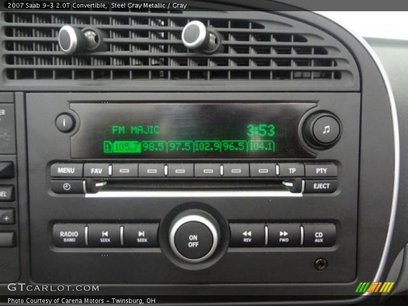 Audio System of 2007 9-3 2.0T Convertible