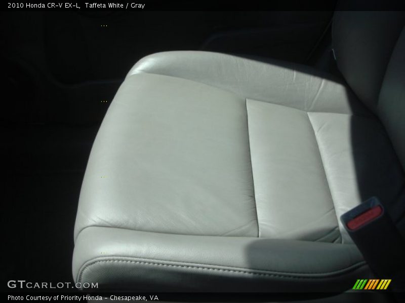 Taffeta White / Gray 2010 Honda CR-V EX-L
