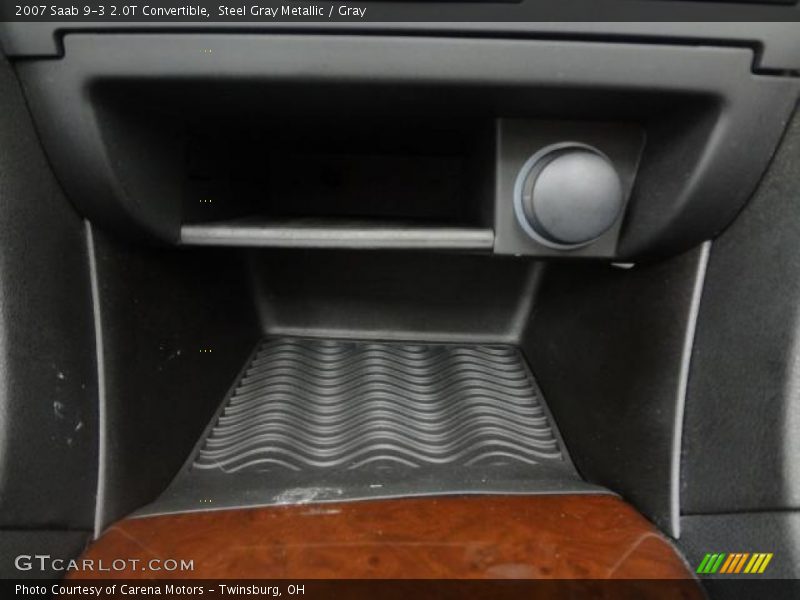 Steel Gray Metallic / Gray 2007 Saab 9-3 2.0T Convertible