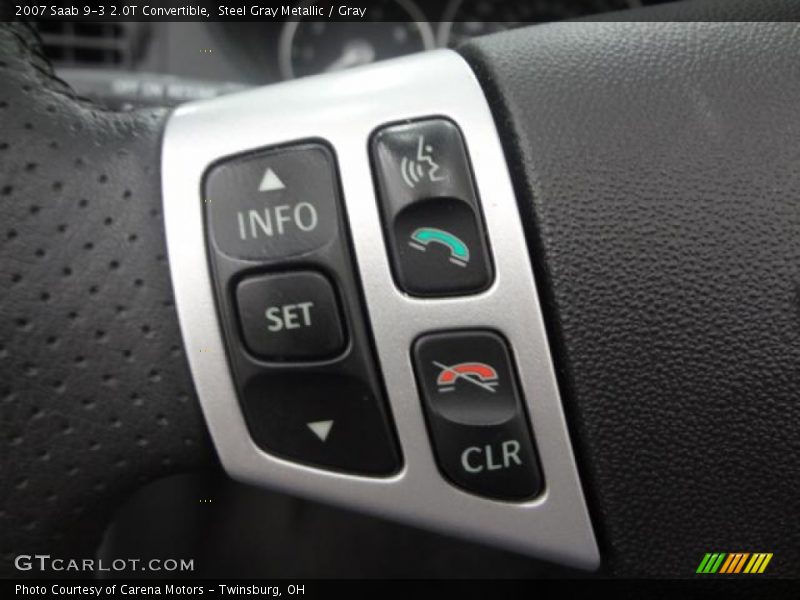 Controls of 2007 9-3 2.0T Convertible