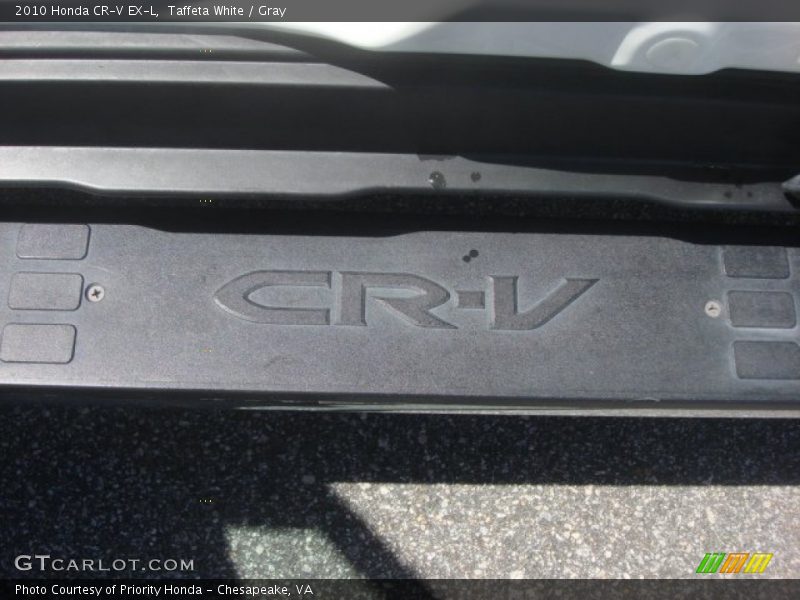 Taffeta White / Gray 2010 Honda CR-V EX-L