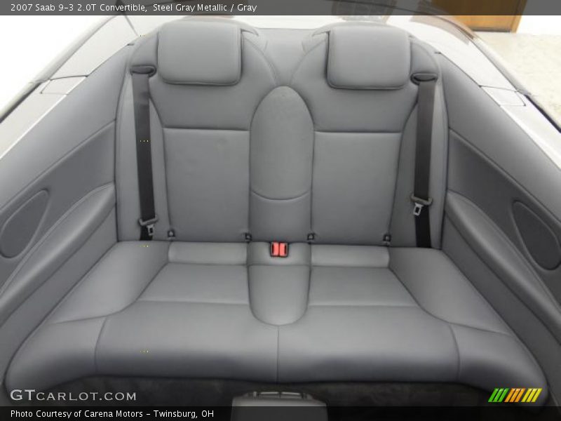 Rear Seat of 2007 9-3 2.0T Convertible