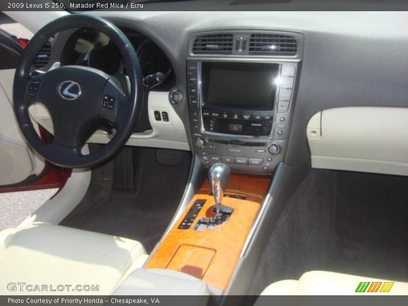 Matador Red Mica / Ecru 2009 Lexus IS 250