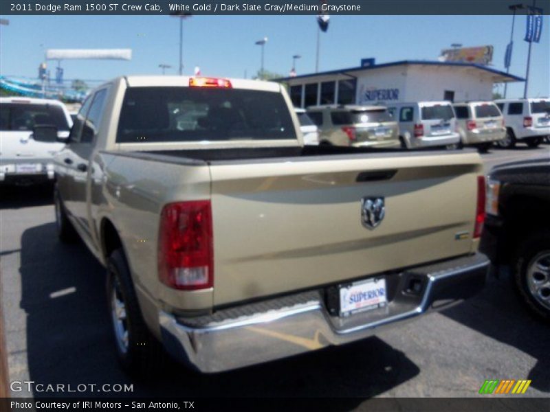 White Gold / Dark Slate Gray/Medium Graystone 2011 Dodge Ram 1500 ST Crew Cab