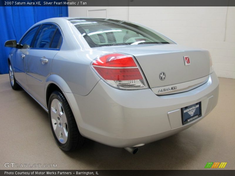 Silver Pearl Metallic / Tan 2007 Saturn Aura XE