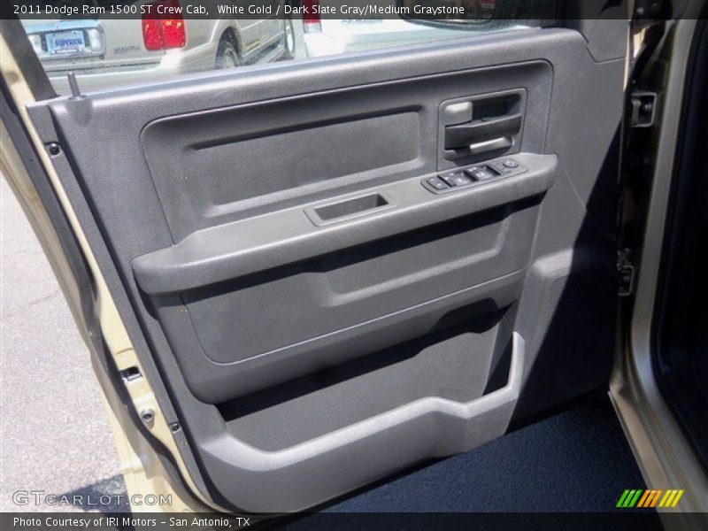 White Gold / Dark Slate Gray/Medium Graystone 2011 Dodge Ram 1500 ST Crew Cab