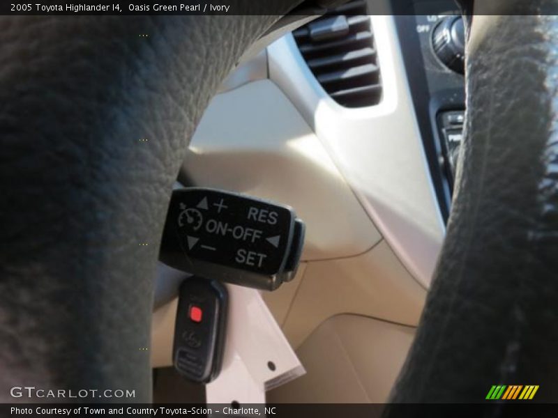 Oasis Green Pearl / Ivory 2005 Toyota Highlander I4