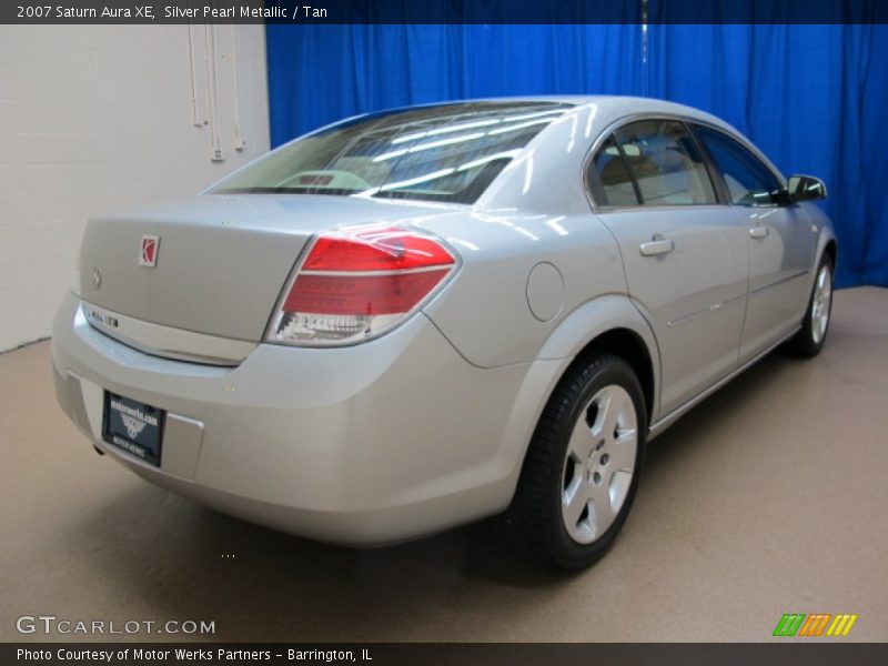 Silver Pearl Metallic / Tan 2007 Saturn Aura XE