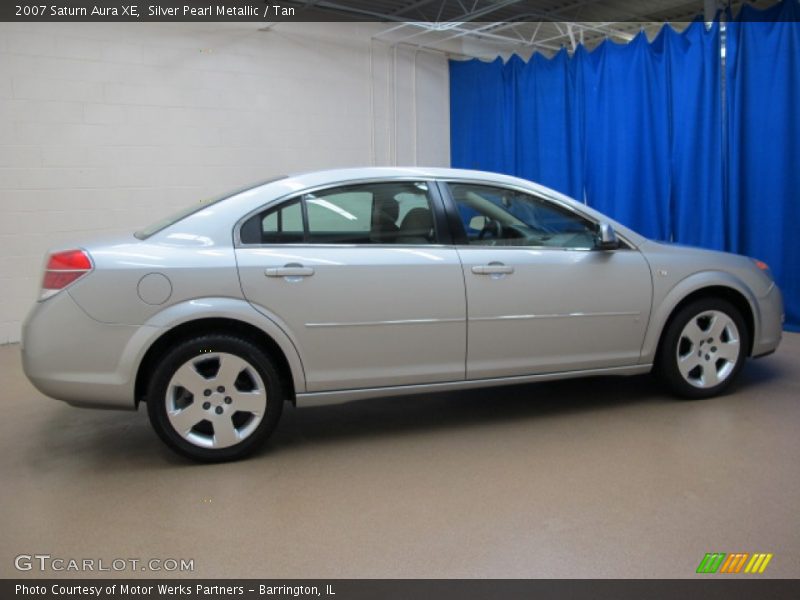 Silver Pearl Metallic / Tan 2007 Saturn Aura XE
