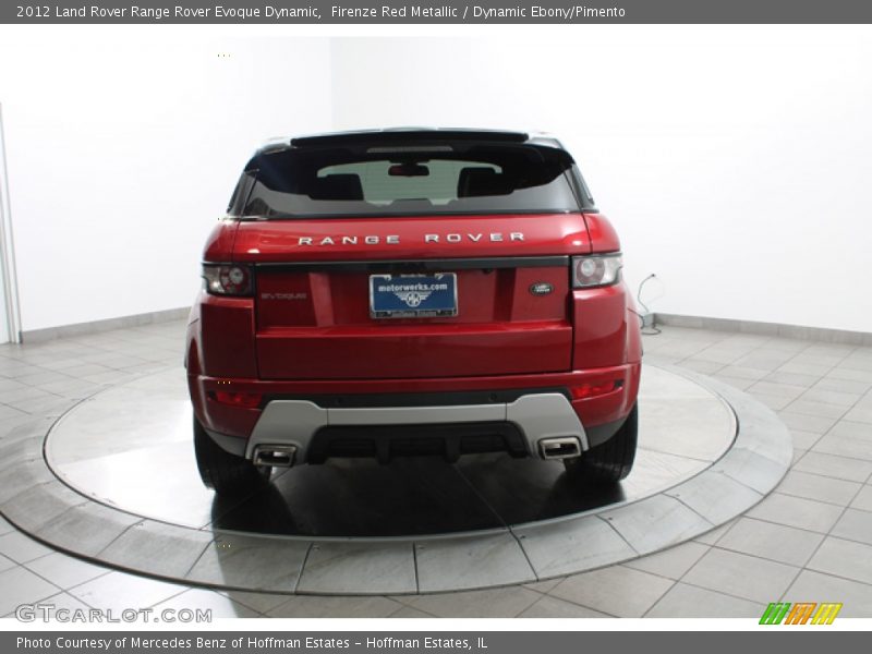 Firenze Red Metallic / Dynamic Ebony/Pimento 2012 Land Rover Range Rover Evoque Dynamic