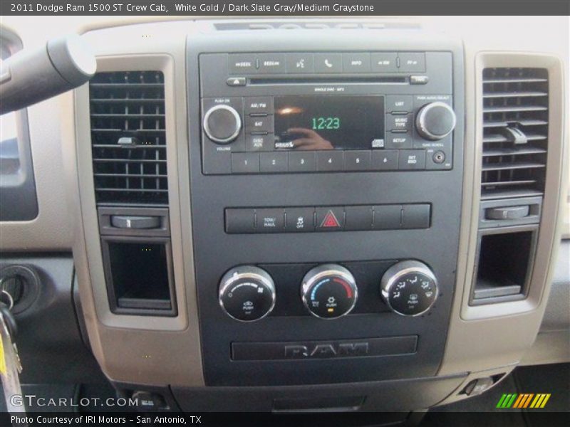 White Gold / Dark Slate Gray/Medium Graystone 2011 Dodge Ram 1500 ST Crew Cab