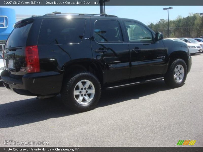 Onyx Black / Cocoa/Light Cashmere 2007 GMC Yukon SLT 4x4