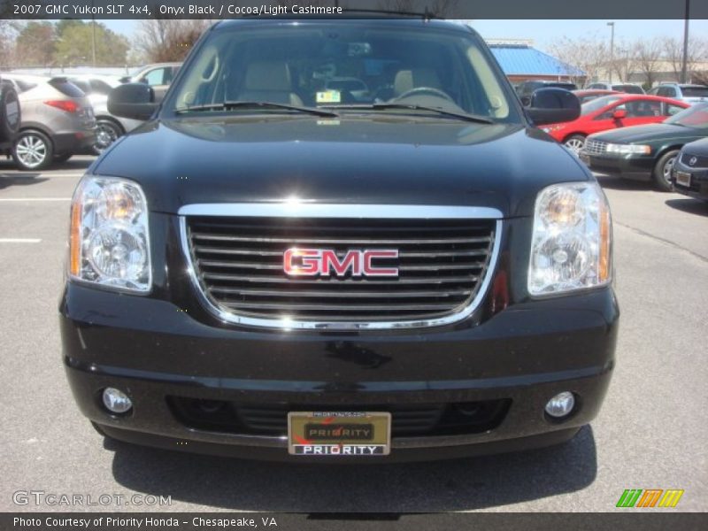 Onyx Black / Cocoa/Light Cashmere 2007 GMC Yukon SLT 4x4
