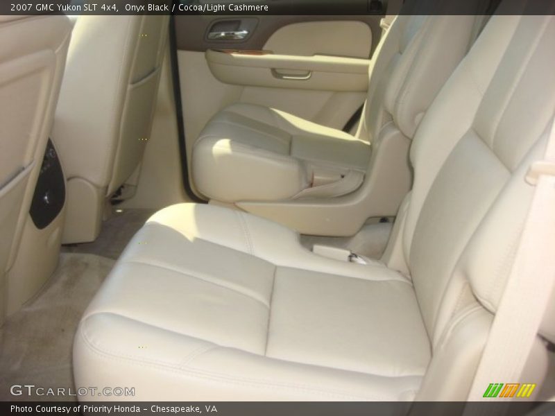 Onyx Black / Cocoa/Light Cashmere 2007 GMC Yukon SLT 4x4