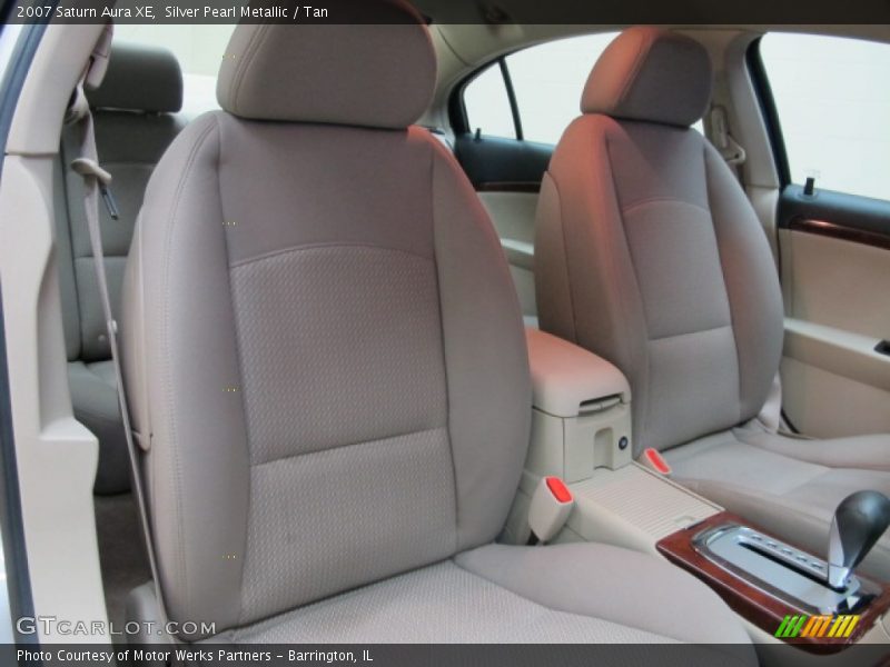 Silver Pearl Metallic / Tan 2007 Saturn Aura XE