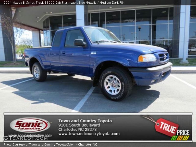 Lapis Blue Metallic / Medium Dark Flint 2004 Mazda B-Series Truck B3000 Cab Plus