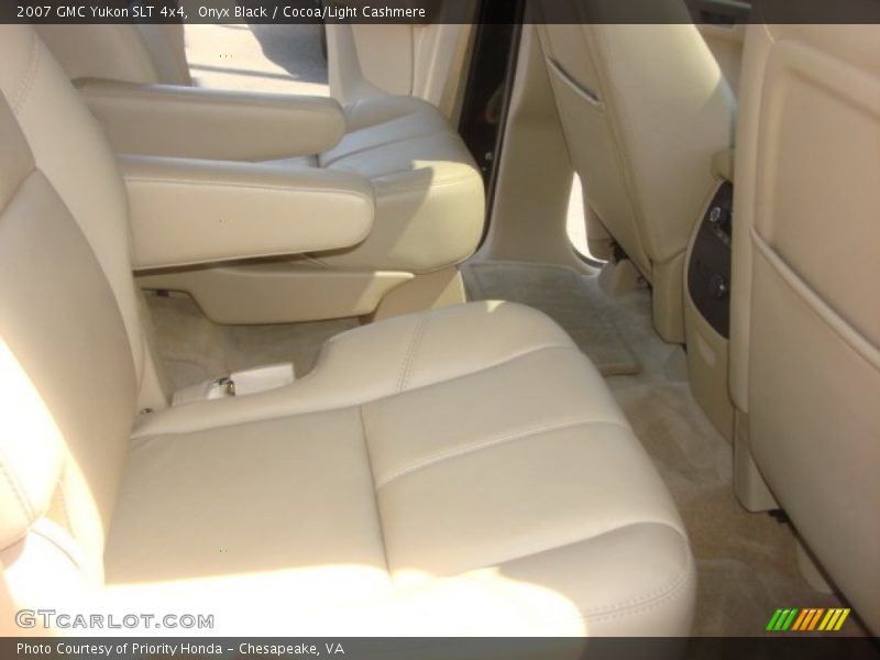 Onyx Black / Cocoa/Light Cashmere 2007 GMC Yukon SLT 4x4