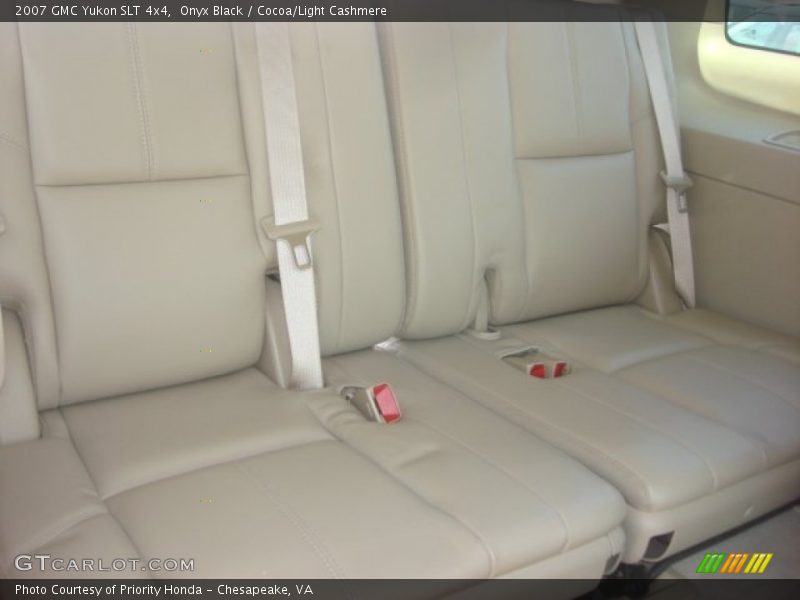 Onyx Black / Cocoa/Light Cashmere 2007 GMC Yukon SLT 4x4