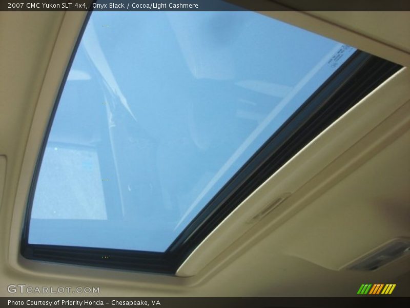 Onyx Black / Cocoa/Light Cashmere 2007 GMC Yukon SLT 4x4