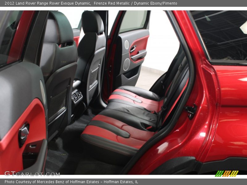 Rear Seat of 2012 Range Rover Evoque Dynamic