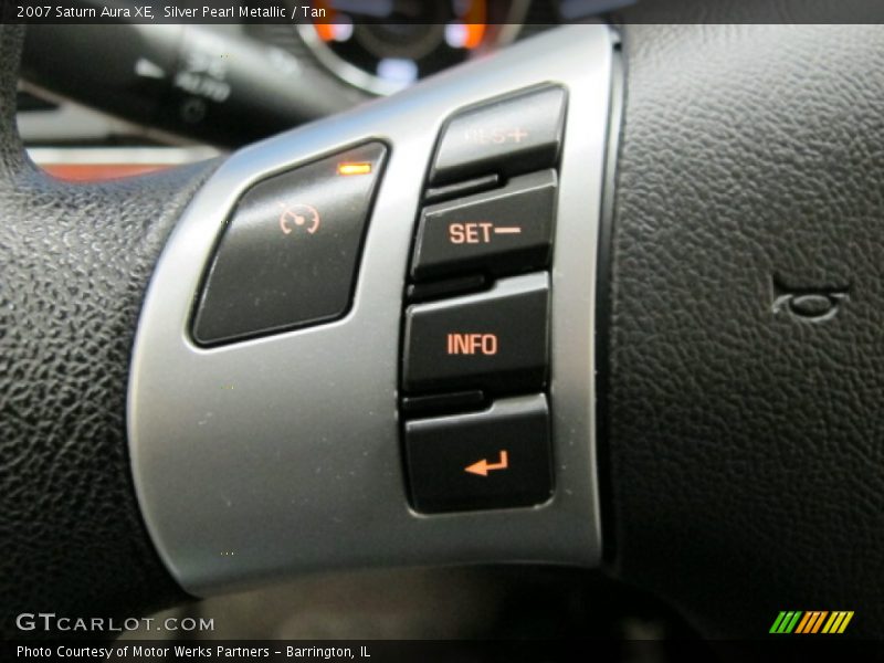 Silver Pearl Metallic / Tan 2007 Saturn Aura XE
