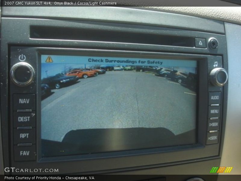 Onyx Black / Cocoa/Light Cashmere 2007 GMC Yukon SLT 4x4